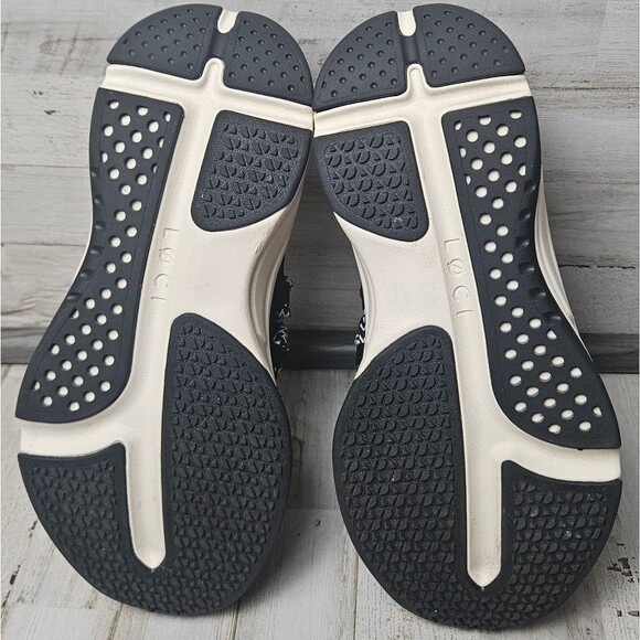 LØCI Vegan Sneakers W7 (M6) Black/White Chunky Laces LC-017-009-05 - Nicki Minaj - Picture 8 of 12